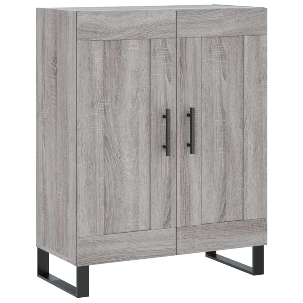 Credenza Grigio Sonoma 69,5x34x180 cm in Legno Multistrato 3198367