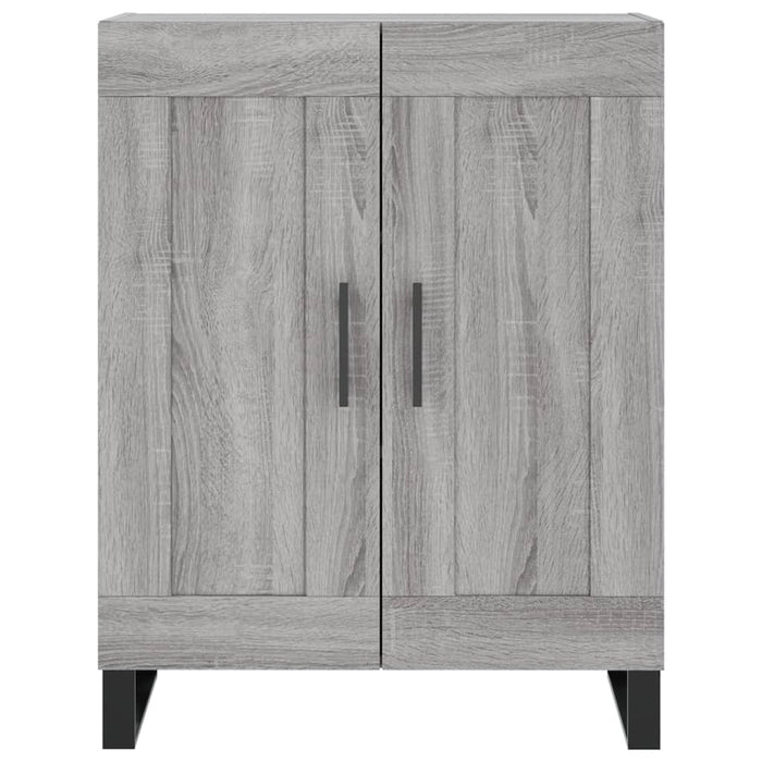 Credenza Grigio Sonoma 69,5x34x180 cm in Legno Multistrato 3198367