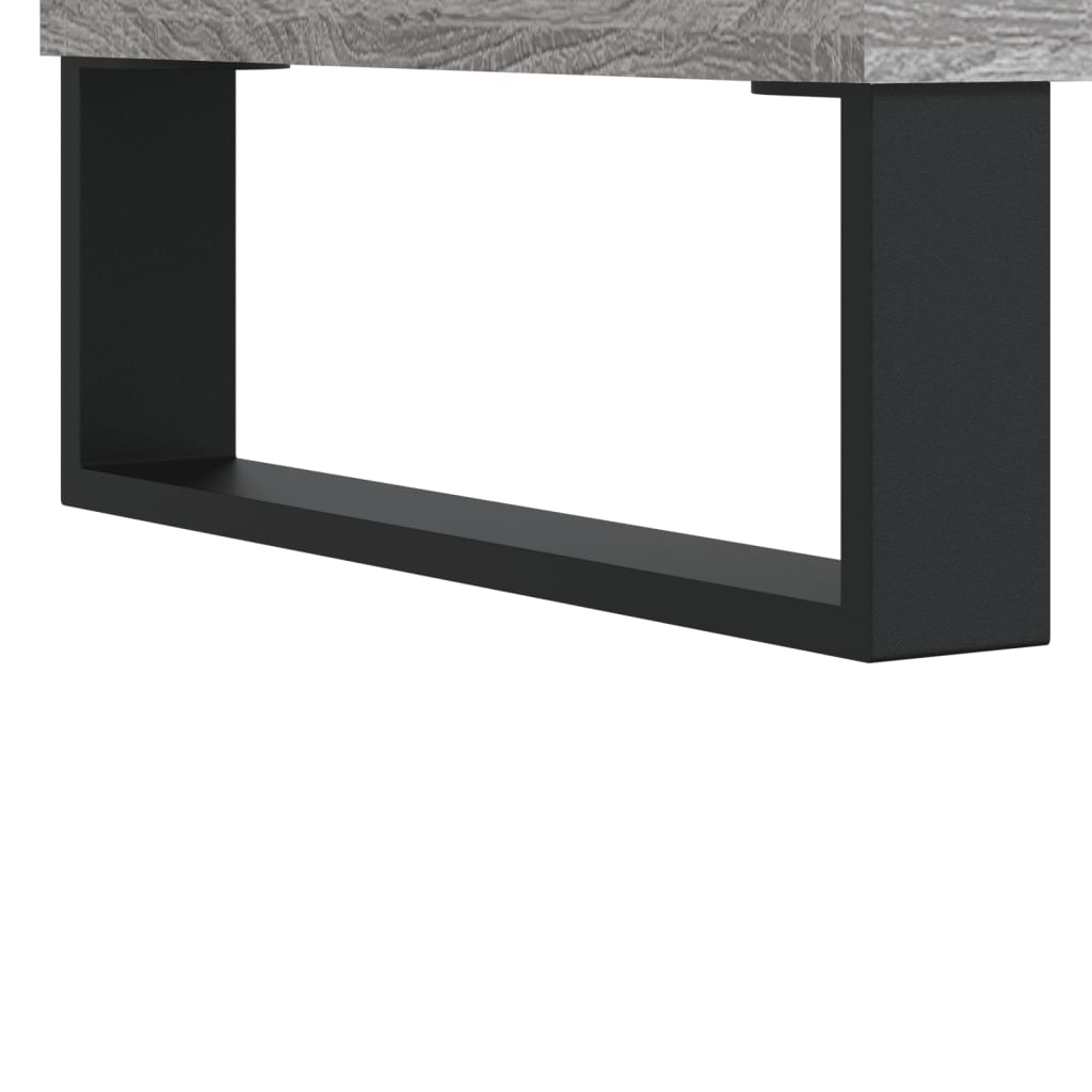 Credenza Grigio Sonoma 69,5x34x180 cm in Legno Multistrato 3198367