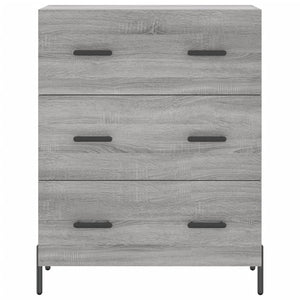 Credenza Grigio Sonoma 69,5x34x180 cm in Legno Multistrato 3198415