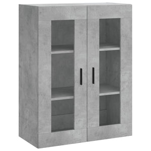 Credenza Grigio Cemento 69,5x34x180 cm in Legno Multistrato 3198421