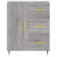 Credenza Grigio Sonoma 69,5x34x180 cm in Legno Multistrato 3198455