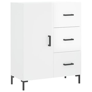 Credenza Bianco Lucido 69,5x34x180 cm in Legno Multistrato 3198467