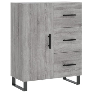 Credenza Grigio Sonoma 69,5x34x180 cm in Legno Multistrato 3198495