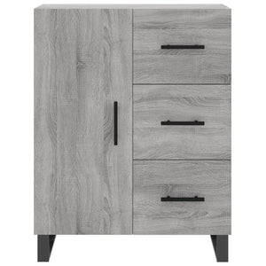 Credenza Grigio Sonoma 69,5x34x180 cm in Legno Multistrato 3198495