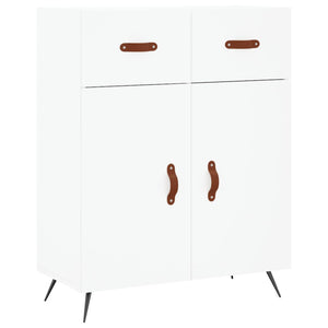 Credenza Bianca 69,5x34x180 cm in Legno Multistrato 3198505