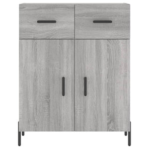 Credenza Grigio Sonoma 69,5x34x180 cm in Legno Multistrato 3198543