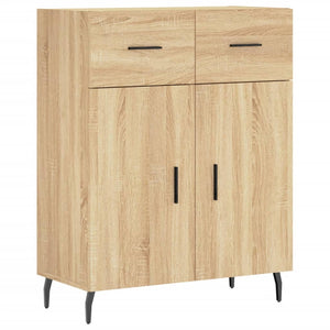 Credenza Rovere Sonoma 69,5x34x180 cm in Legno Multistrato 3198548