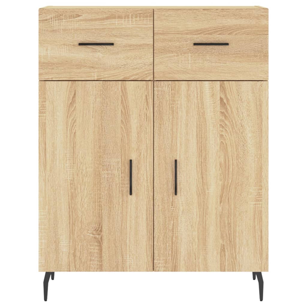 Credenza Rovere Sonoma 69,5x34x180 cm in Legno Multistrato 3198548