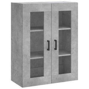 Credenza Grigio Cemento 69,5x34x180 cm in Legno Multistrato 3198597