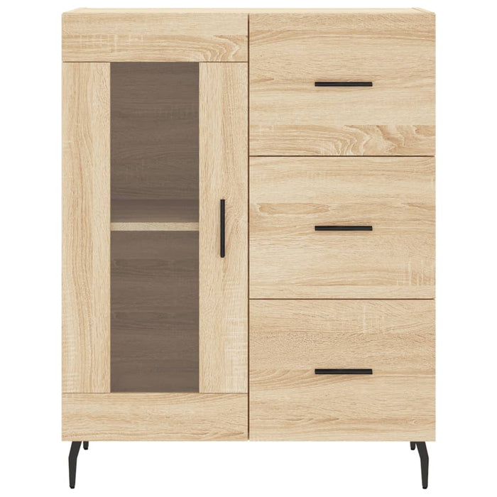 Credenza Rovere Sonoma 69,5x34x180 cm in Legno Multistrato 3198612