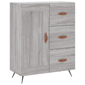 Credenza Grigio Sonoma 69,5x34x180 cm in Legno Multistrato 3198639