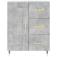 Credenza Grigio Cemento 69,5x34x180 cm in Legno Multistrato 3198645