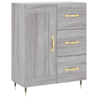 Credenza Grigio Sonoma 69,5x34x180 cm in Legno Multistrato 3198647