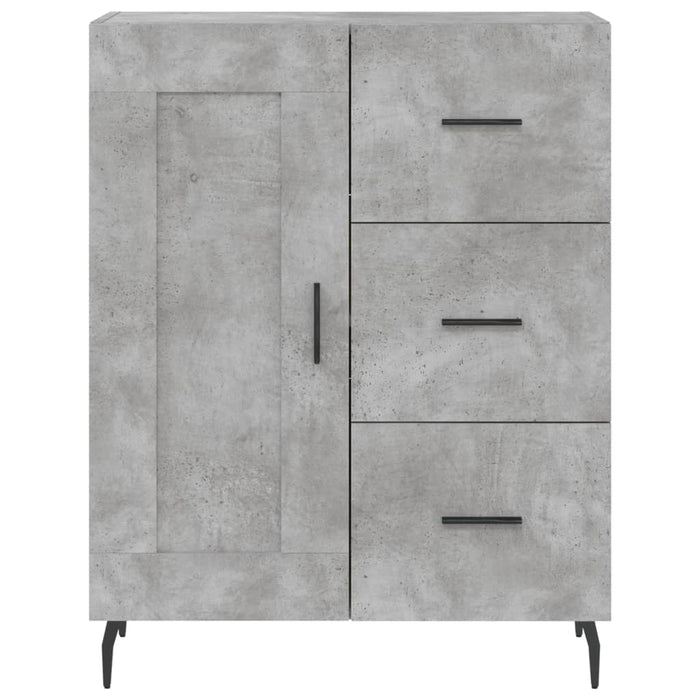 Credenza Grigio Cemento 69,5x34x180 cm in Legno Multistrato 3198677