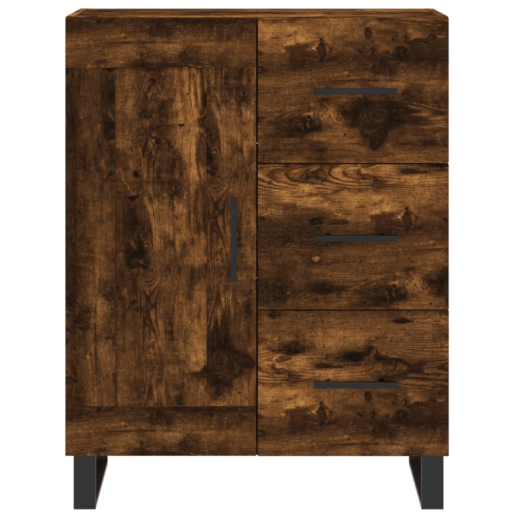 Credenza Rovere Fumo  69,5x34x180 cm in Legno Multistrato 3198686