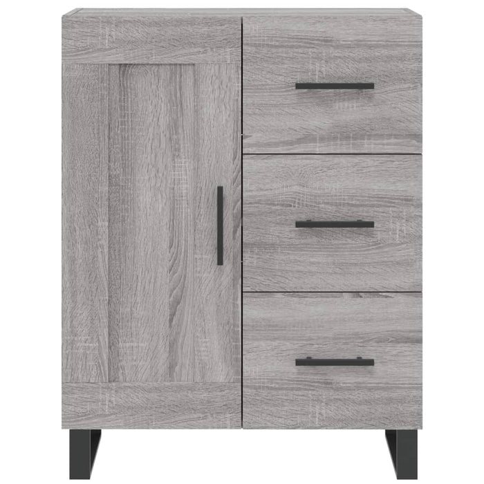 Credenza Grigio Sonoma 69,5x34x180 cm in Legno Multistrato 3198687