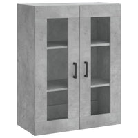 Credenza Grigio Cemento 69,5x34x180 cm in Legno Multistrato 3198725