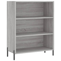 Credenza Grigio Sonoma 69,5x34x180 cm in Legno Multistrato 3198735