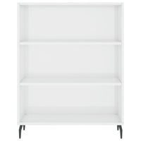 Credenza Bianco Lucido 69,5x34x180 cm in Legno Multistrato 3198739