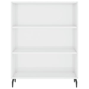 Credenza Bianco Lucido 69,5x34x180 cm in Legno Multistrato 3198739