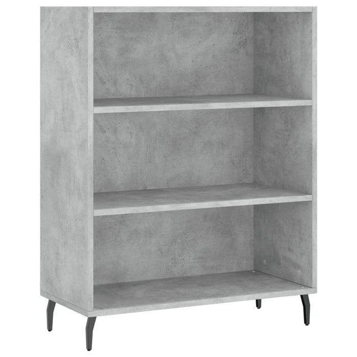 Credenza Grigio Cemento 69,5x34x180 cm in Legno Multistrato 3198741