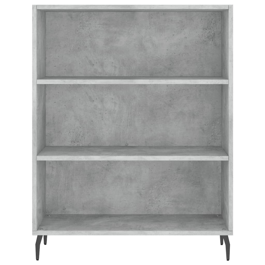 Credenza Grigio Cemento 69,5x34x180 cm in Legno Multistrato 3198741