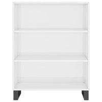 Credenza Bianco Lucido 69,5x34x180 cm in Legno Multistrato 3198747