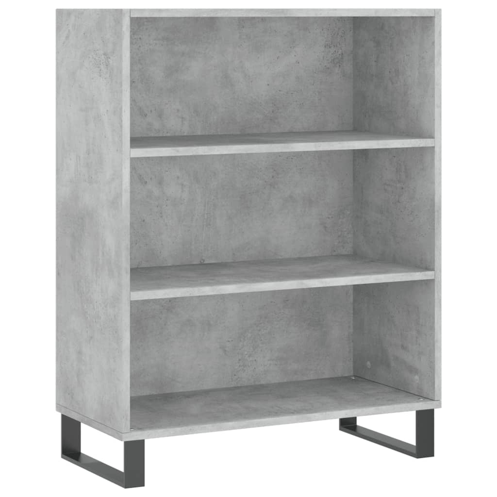 Credenza Grigio Cemento 69,5x34x180 cm in Legno Multistrato 3198749