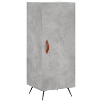 Credenza Grigio Cemento 34,5x34x180 cm in Legno Multistrato 3198765