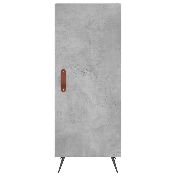 Credenza Grigio Cemento 34,5x34x180 cm in Legno Multistrato 3198765