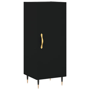 Credenza Nera 34,5x34x180 cm in Legno Multistrato 3198770