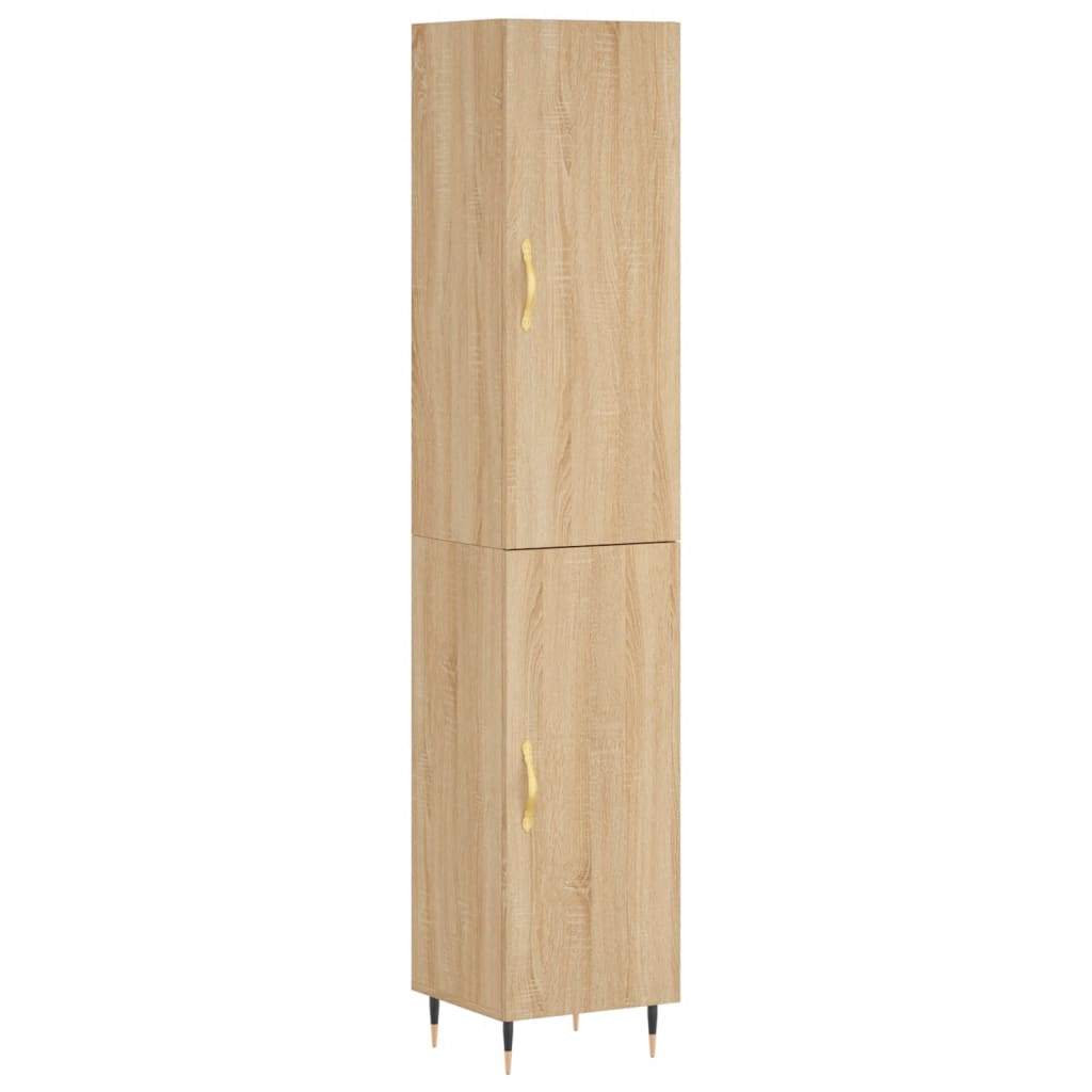 Credenza Rovere Sonoma 34,5x34x180 cm in Legno Multistrato 3198772