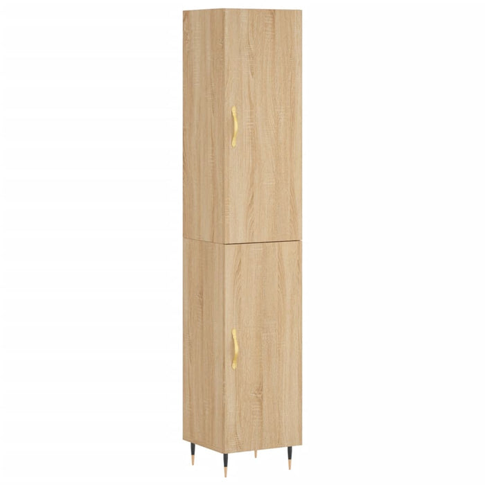 Credenza Rovere Sonoma 34,5x34x180 cm in Legno Multistrato 3198772