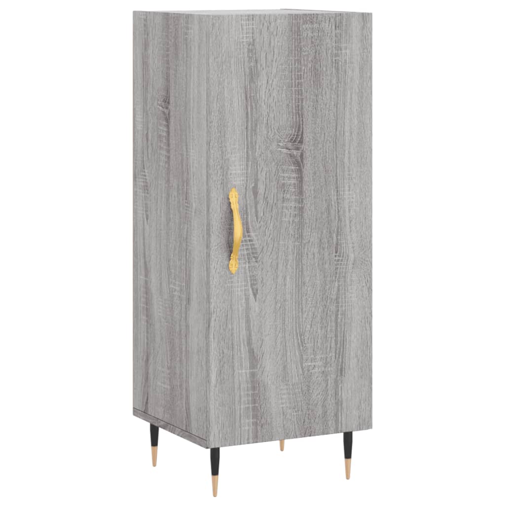 Credenza Grigio Sonoma 34,5x34x180 cm in Legno Multistrato 3198775