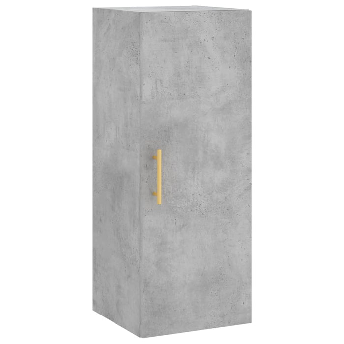 Credenza Grigio Cemento 34,5x34x180 cm in Legno Multistrato 3198781