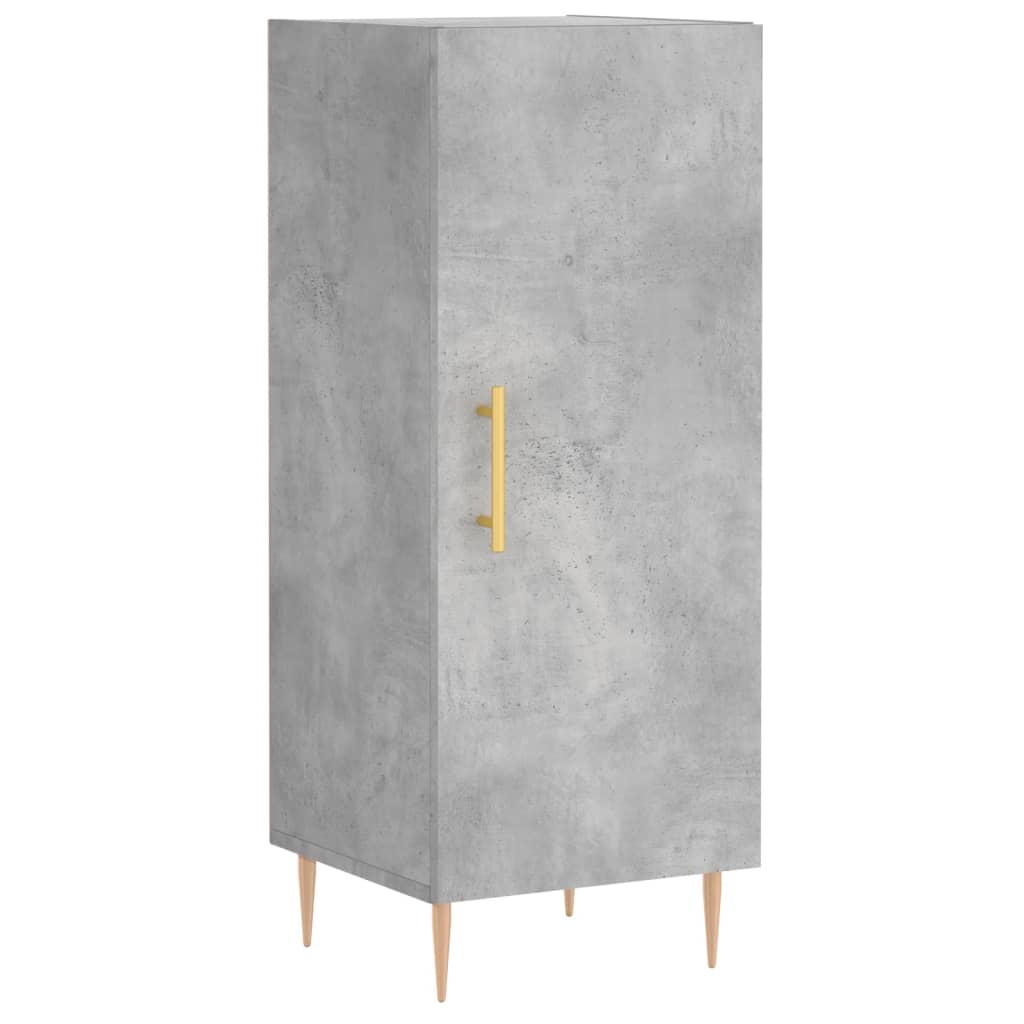 Credenza Grigio Cemento 34,5x34x180 cm in Legno Multistrato 3198781