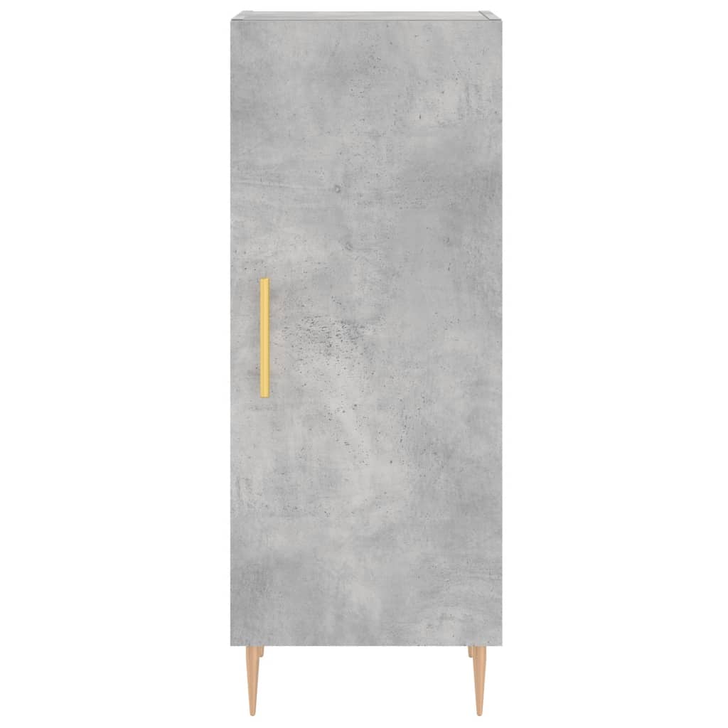 Credenza Grigio Cemento 34,5x34x180 cm in Legno Multistrato 3198781