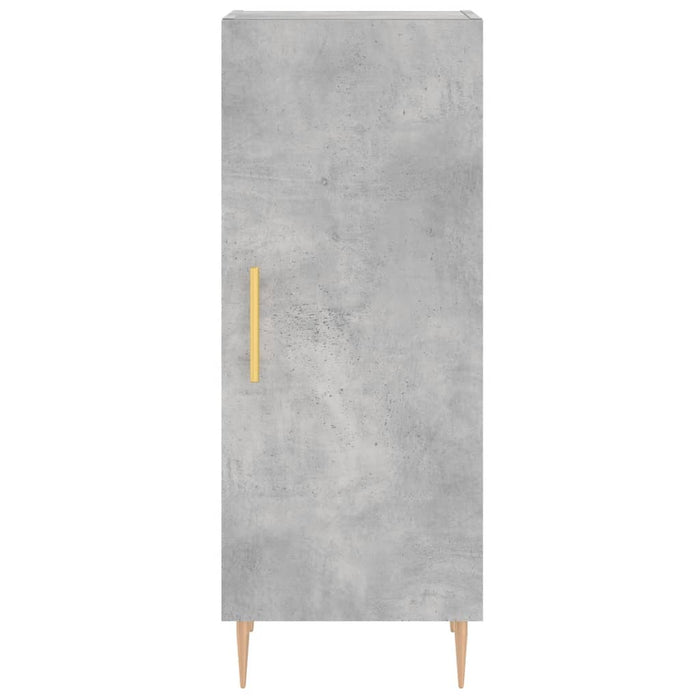 Credenza Grigio Cemento 34,5x34x180 cm in Legno Multistrato 3198781