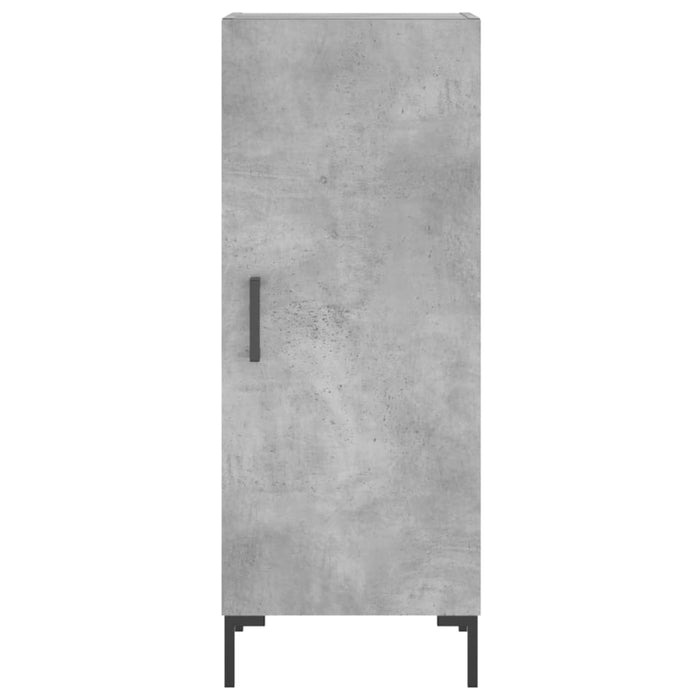 Credenza Grigio Cemento 34,5x34x180 cm in Legno Multistrato 3198789