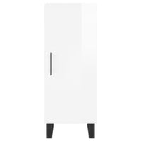 Credenza 34,5x34x180 cm in Legno Multistrato Bianco Lucido 3198811