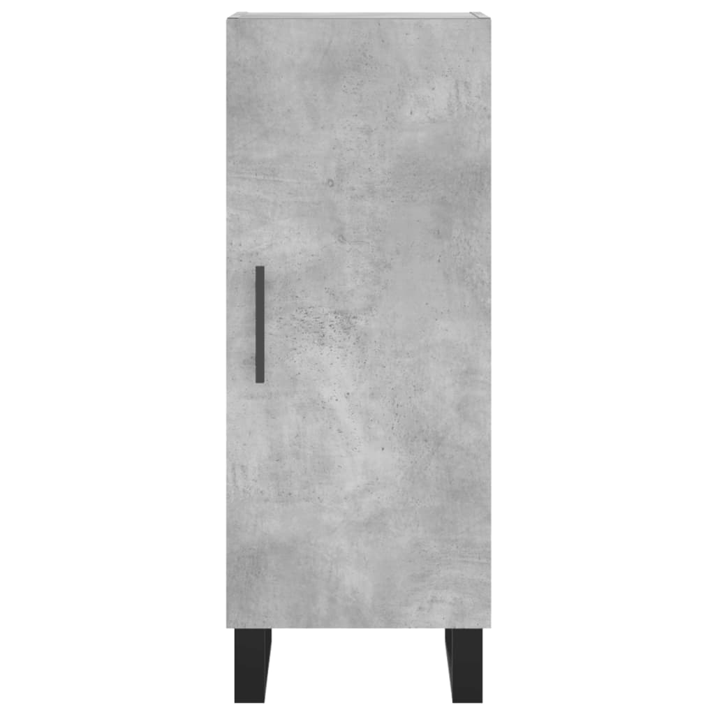 Credenza Grigio Cemento 34,5x34x180 cm in Legno Multistrato 3198813