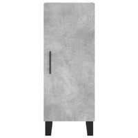 Credenza Grigio Cemento 34,5x34x180 cm in Legno Multistrato 3198813