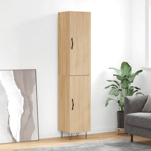 Credenza Rovere Sonoma 34,5x34x180 cm in Legno Multistrato 3198820