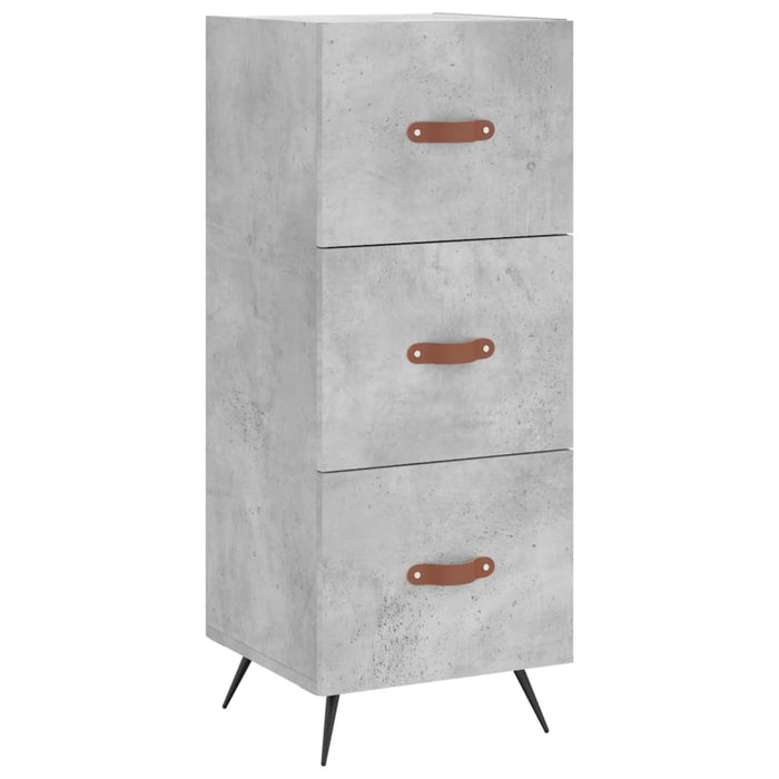 Credenza Grigio Cemento 34,5x34x180 cm in Legno Multistrato 3198829