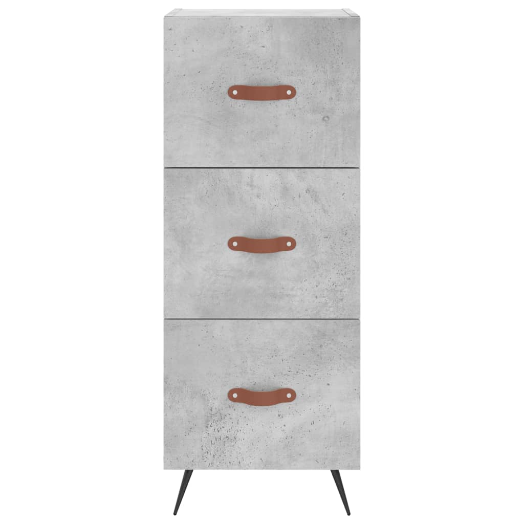 Credenza Grigio Cemento 34,5x34x180 cm in Legno Multistrato 3198829