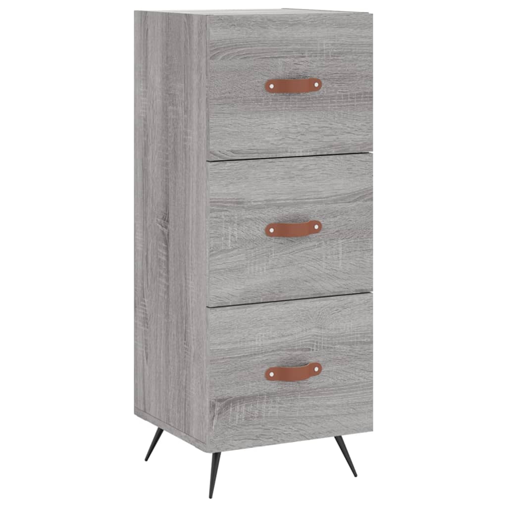 Credenza Grigio Sonoma 34,5x34x180 cm in Legno Multistrato 3198831