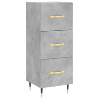 Credenza Grigio Cemento 34,5x34x180 cm in Legno Multistrato 3198837