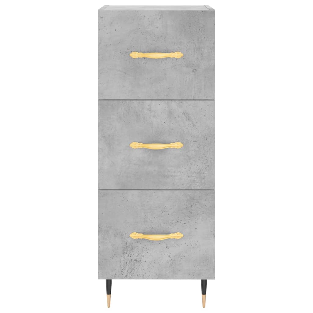 Credenza Grigio Cemento 34,5x34x180 cm in Legno Multistrato 3198837