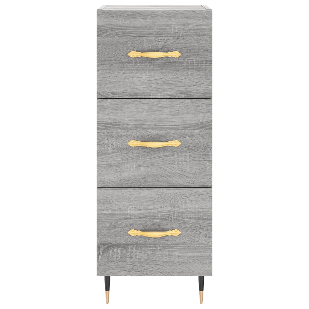 Credenza Grigio Sonoma 34,5x34x180 cm in Legno Multistrato 3198839